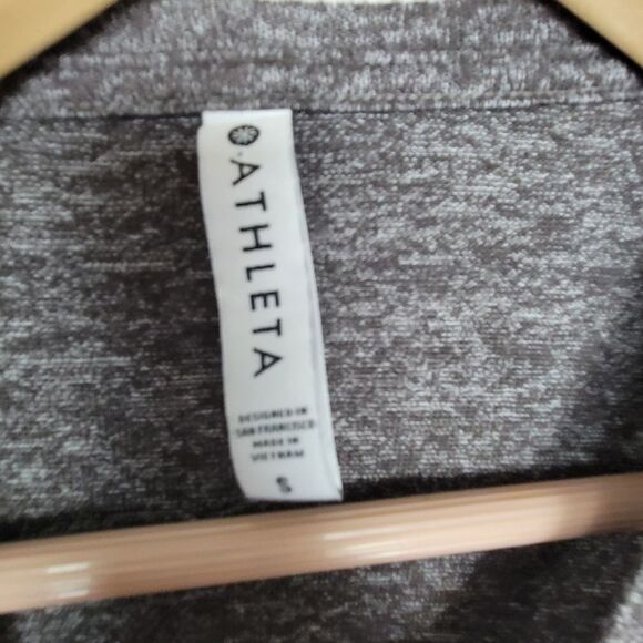 ATHLETA Mindful Pullover Charcoal Grey Small - Picture 2 of 3